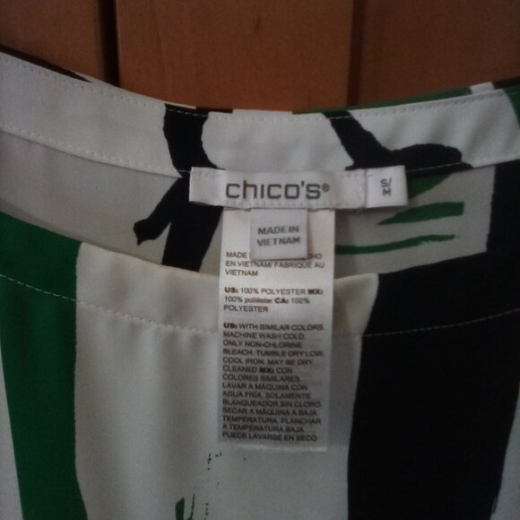 Chico's abstract poncho size small - Picture 2 of 2